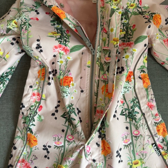 Milo kids floral print waterproof snowsuit size104 4Y - Picture 3 of 6